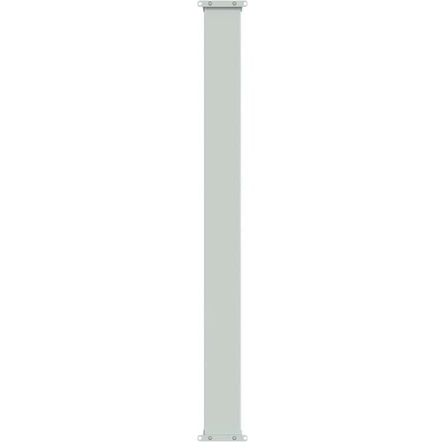 VidaXL uvlačiva bočna tenda za terasu 100 x 500 cm siva Slike