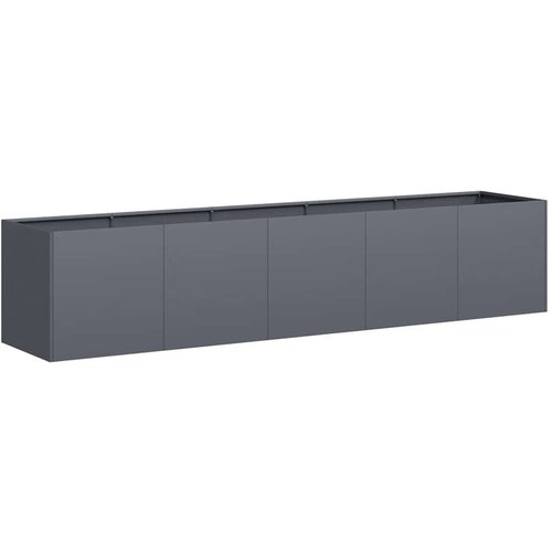 Maison Chic Cvetlični Lonec - Cvetlično korito Anthracite 200x40x40 cm Hladno valjano jeklo, (21789512) Cene