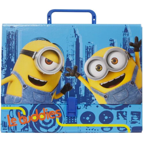  Torba z ročajem Minions, kartonska, svetlo modra Slike