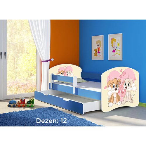  krevet za decu blue sa fiokom 160X80 acma 2 45 dezena Cene