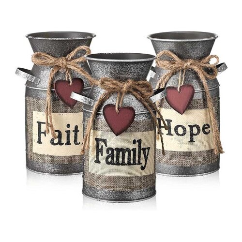 Master Vazna limena 10x19x10cm 01231203 siva Slike