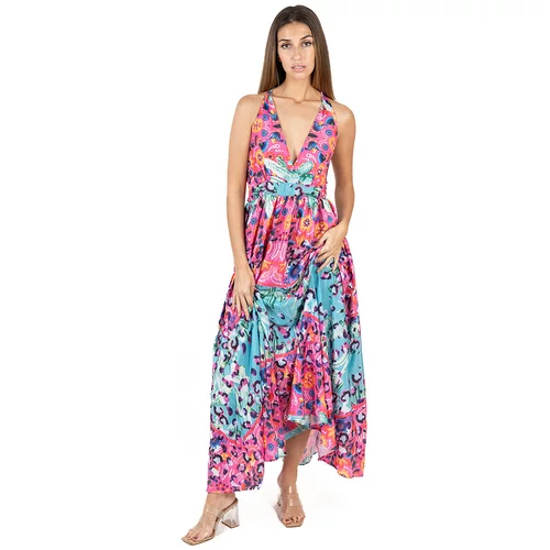 Isla Bonita By Sigris Dolge obleke Dolga Midi Obleka Rožnata