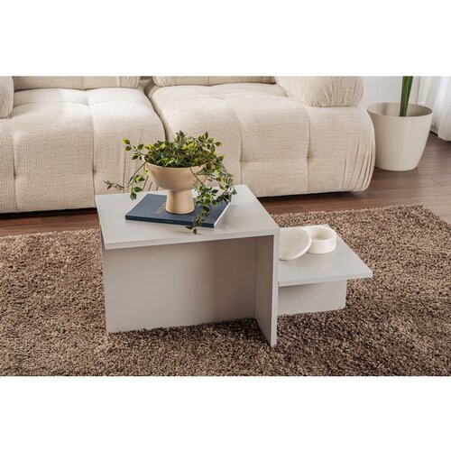 Hanah home stočić za dnevnu sobu harmony - grey grey coffee table Cene