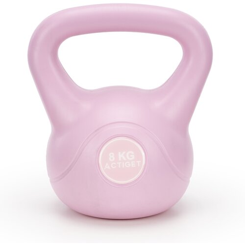 springos Vadba s kettlebellom, utež 8 kg, trenirna oprema ABS, roza barva., (5000218302) Cene