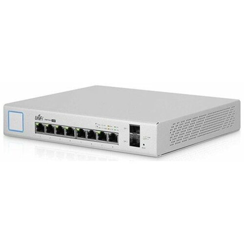 Ubiquiti US-8-150W-EU UniFi 8-Port Switch Managed PoE+ Gigabit Switch with SFP 150W svič Slike