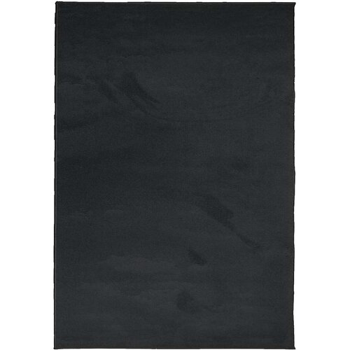  Tepih OVIEDO kratkih vlakana crni 160 x 230 cm Slike