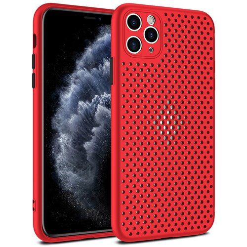  Gumijasti / gel etui Breath za Samsung Galaxy A21s - rdeči Cene