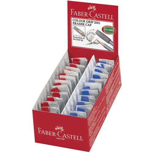  Gumica-čep Grip 2001 pk2 Faber-Castell 187001 sortirano Slike