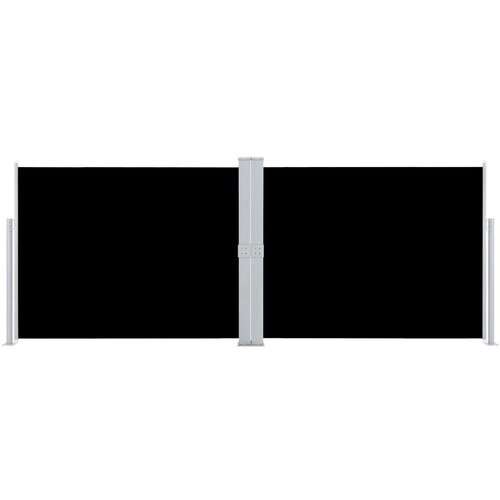 Tenda Uvlačiva bočna tenda 140 x 1000 cm crna Slike