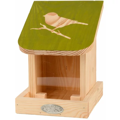 Esschert Design Ptičja krmilnica iz masivnega bora Slide, dolžina 17 cm