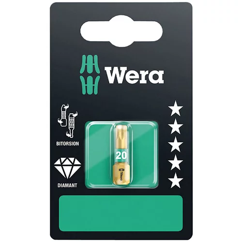 Plus Diamantni vijačni nastavki Wera Premium Plus 867/1 BDC (TX 20, 25 mm)
