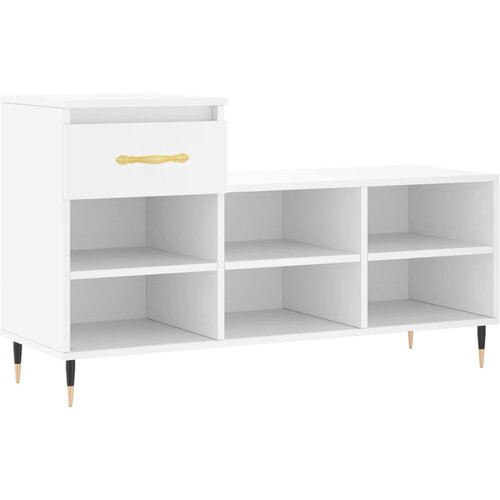 vidaXL Omarica za čevlje bela 102x36x60 cm inženirski les, (21024933) Cene