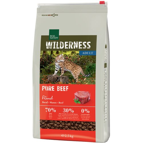 Real Nature Cat Wilderness Adult govedina 2,5 kg Slike