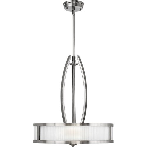 Elstead Lighting Elstead Meridian Stropna svetilka s 3 lučmi, brušen nikelj, E27, (22098641) Cene