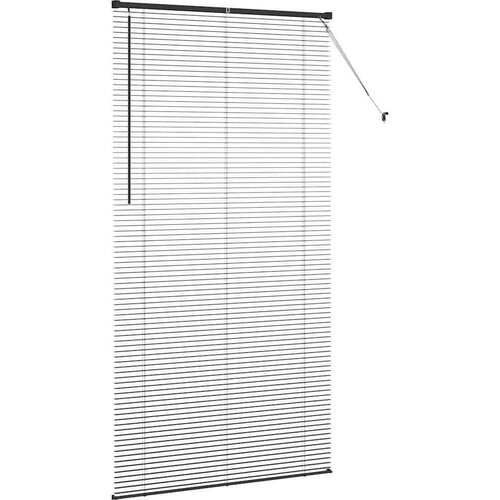 VidaXL Zavjesa za prozor sa zavjesama Ostalo Crna 120 x 220 cm Aluminij Slike