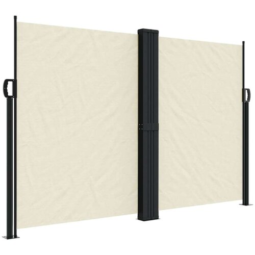  Uvlačiva bočna tenda 160 x 1000 cm krem Slike