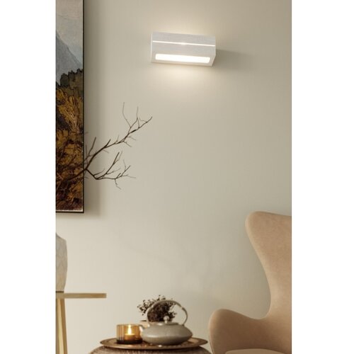 Sollux SL.0231 - zidno svetlo vega line 1xE27/60W/230V bela Slike