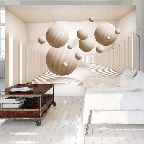 Tapeta - Beige Balls 100x70 Slike