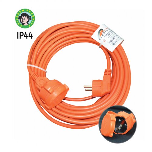 Mitea_Electric Priključnica narandžasta PM-MOT-40m DZ IP44 250V 3x1.5mm 16A max. 3680W prenosna za kosilicu 176380M S Slike