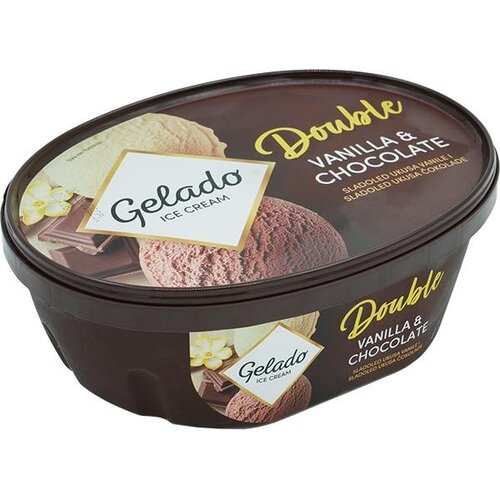  Sladoled GELADO Double vanila čokolada 1000ml Slike