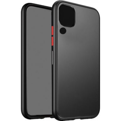 Onasi silikonski ovitek s trdim zadnjim delom za samsung galaxy A23 - črn Cene