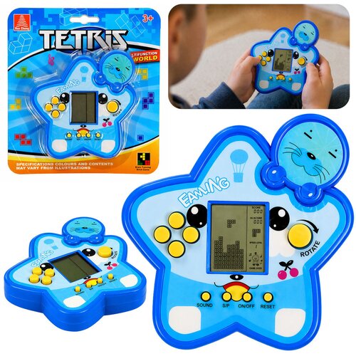  Tetris Star Elektronska Igra - Modra Slike