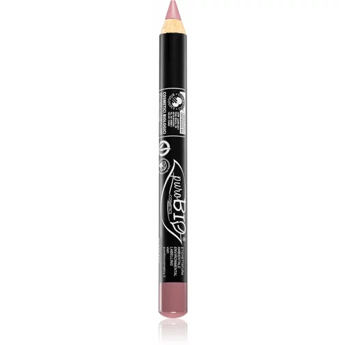 puroBIO cosmetics Barvica za ustnice in oči - Rosa
