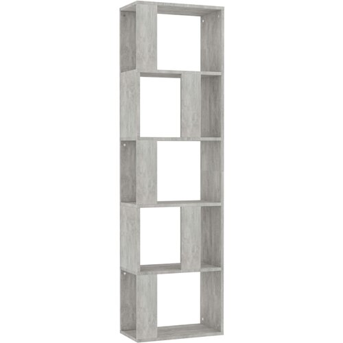 Maison Chic Knjižna omara - Knjižni regal betonsko siva 45x24x159 cm iverna plošča, (21726384) Cene