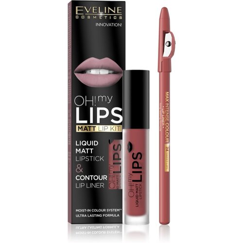 Eveline Cosmetics OH! my LIPS Matt set za ustnice 15 2 kos Cene