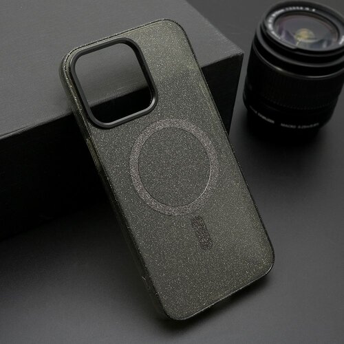  Maska sparkling magsafe za iphone 15 pro max/ crna Slike