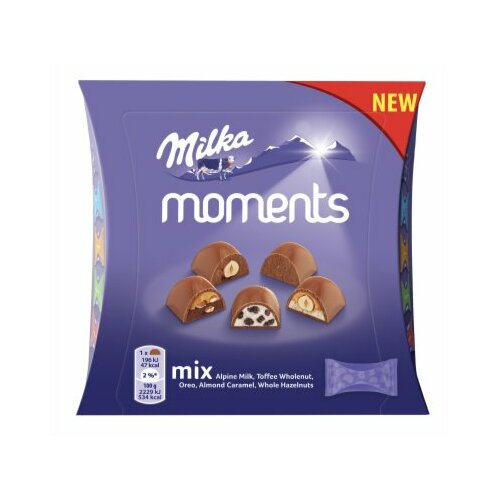 Milka moments mix praline 97g Slike