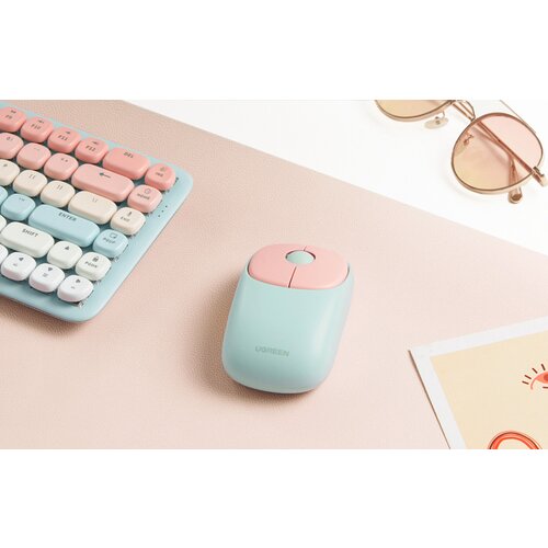 Ugreen MU102 bežični mi&amp;scaron; Pink Wifi / BT Slike