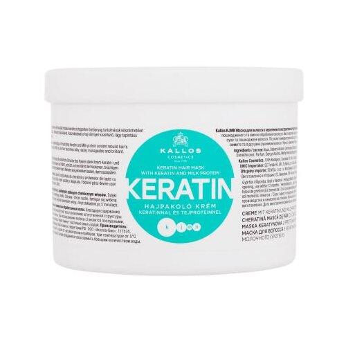 Kallos Cosmetics Keratin maska za kosu 500 ml za ženske Slike
