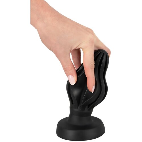 Anos Super Soft Butt Plug Black 15,8cm Slike