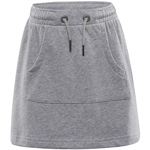 Alpine pro Children's skirt FOREDO smoked pearl