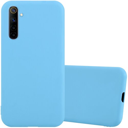  ohišje, združljiv z realme v candy blue - zaščitni pokrov, narejen iz fleksibilnega silikona tpu, (20591960) Cene
