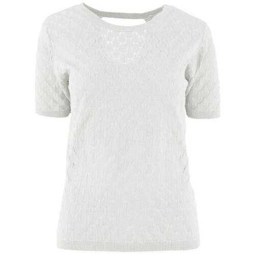 Vila Topi &amp;amp; Bluze Kastana Top - White Alyssum Bela Slike