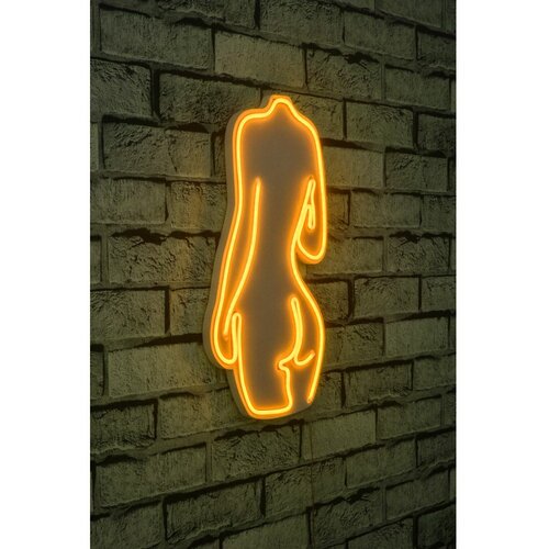 Wallity Sexy Woman - Yellow Yellow Decorative Plastic Led Lighting Slike