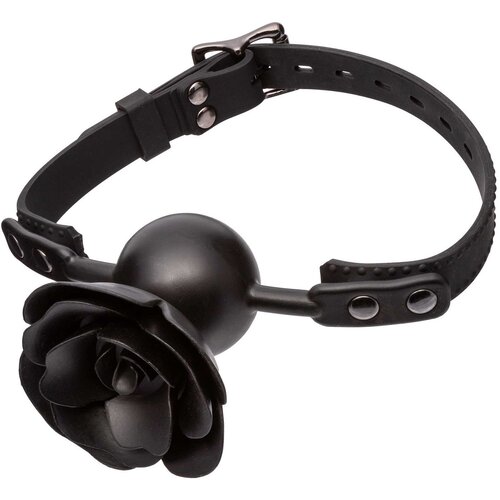 California Exotics Forbidden Removable Rose Gag Black Cene