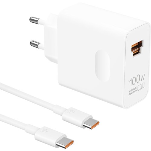 Huawei Punjač sa kablom Max 100W, Beli Cene