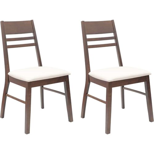  Trpezarijske stolice 2 pcs Svijetlosmeđa 43 x 54 x 89 cm Slike