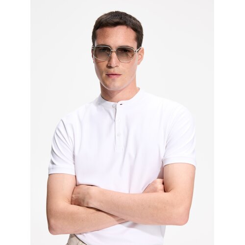 Reserved Slim polo-majica - bijela Cijene