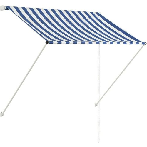  Tenda na uvlačenje 100 x 150 cm plavo-bijela Slike