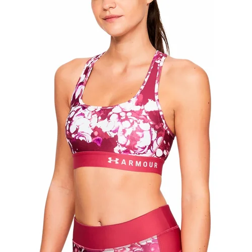 Under Armour Mid Crossback Printed Bra Compression Bra