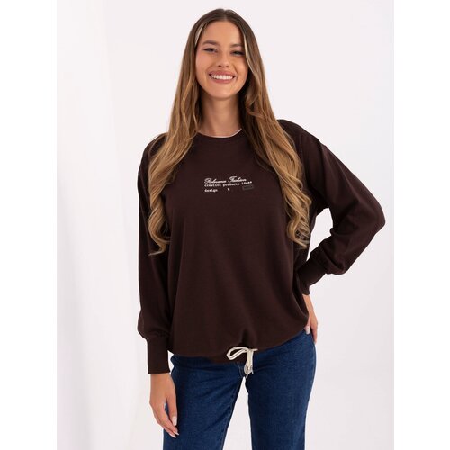 RELEVANCE Sweatshirt-RV-BL-A870.45-dark brown Slike
