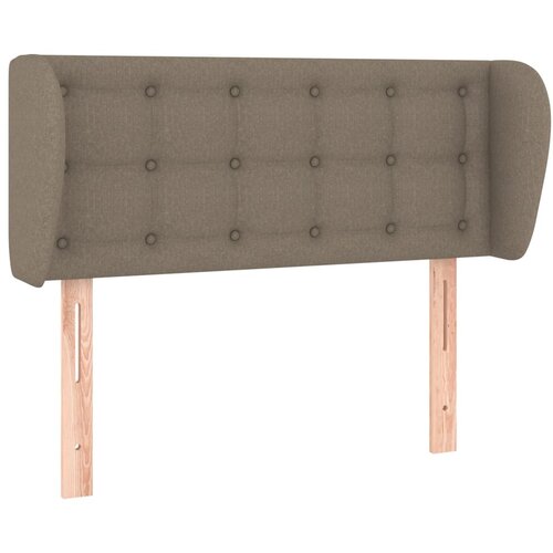 Maison Chic posteljno vzglavje - vzglavna omarica - nočna omarica z u&amp;scaron;esi taupe 93x23x78/88 cm blago, (21708115) Slike
