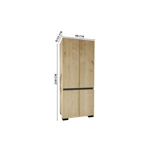 Hanah home Ormar Firenca 90, Hrast Slike