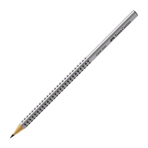 Faber-Castell graftina olovka Grip 2001 117000 (Siva) Bez gumice HB Siva 12 Slike