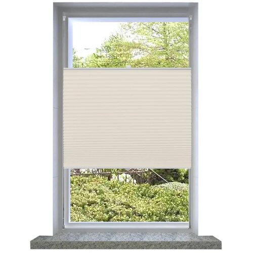 VidaXL Plise Zavesa velikost 50 x 100 cm Krem barva Slike