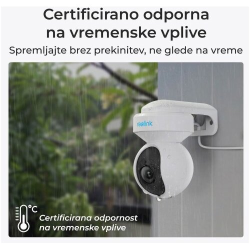 Reolink Ip Kamera E serija E560P 4K, 8MP PTZ, Samodejno sledenje, 3x zoom, barvni nočni vid, POE Cene
